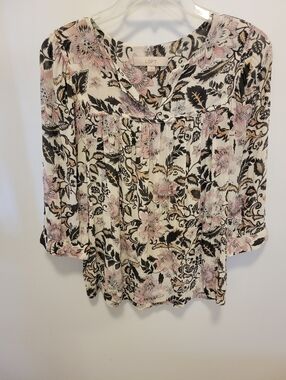 LOFT Floral Blouse